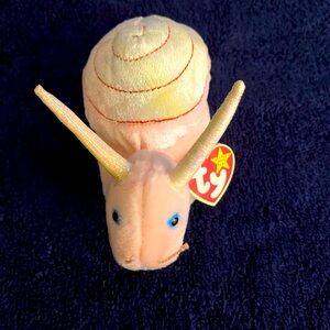 1999 “Swirly” the Snail - Retired Vintage Ty Beanie Baby Pink
